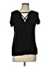 Unbranded Black Short Sleeve Top Size L - photo 1