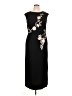 Talbots 100% Polyester Graphic Black Cocktail Dress Size 14 - photo 1