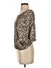 Vince. 100% Viscose Silver 3/4 Sleeve Blouse Size XS - photo 5