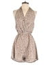 Shein 100% Polyester Animal Print Tan Romper Size S - photo 1