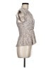 Monteau Ivory Short Sleeve Blouse Size M - photo 4