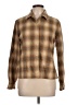 Rena Rowan Tweed Tan Long Sleeve Button-Down Shirt Size 10 - photo 1