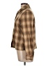 Rena Rowan Tweed Tan Long Sleeve Button-Down Shirt Size 10 - photo 5