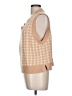 Unbranded Houndstooth Tan Sweater Vest Size L - photo 5