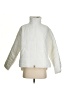 Fashion 100% Nylon Solid White Snow Jacket Size S - photo 1