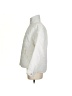 Fashion 100% Nylon Solid White Snow Jacket Size S - photo 5