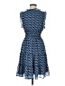 Max Studio 100% Polyester Paisley Blue Casual Dress Size M - photo 2