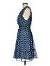 Max Studio 100% Polyester Paisley Blue Casual Dress Size M - photo 5