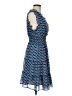 Max Studio 100% Polyester Paisley Blue Casual Dress Size M - photo 4