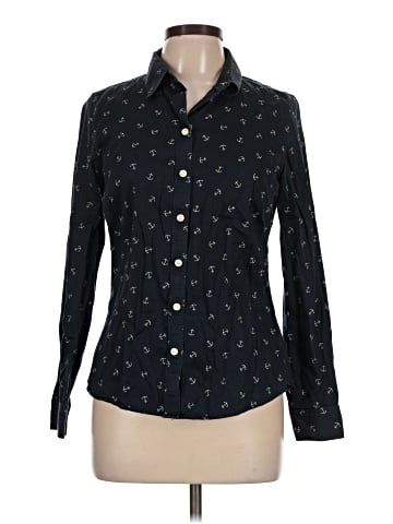 Banana Republic Factory Store Long Sleeve Button-Down Shirt (view 1)