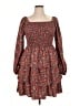 BTFBM 100% Polyester Paisley Red Casual Dress Size XL - photo 1