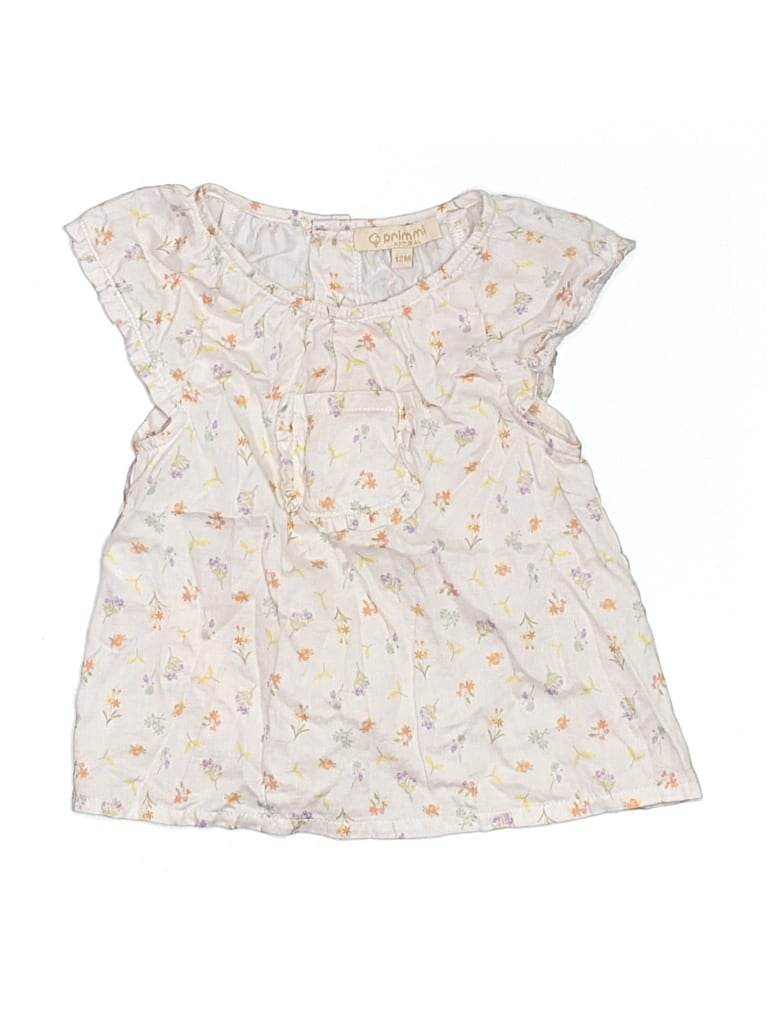 Pre-owned Assorted Brands Babies' Short Sleeve Blouse In Ivory