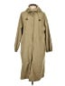 ASOS Design 100% Polyurethane Tan Raincoat Size 4 Petite - photo 1