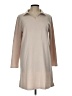 Unbranded Solid Tan Casual Dress Size L - photo 1