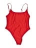 Wild Fable Solid Red One Piece Swimsuit Size L - photo 1