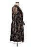 BCBGeneration 100% Polyester Print Black Cocktail Dress Size 16 - photo 4
