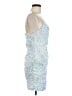 B. Smart 100% Polyester Stars Silver Cocktail Dress Size M - photo 4