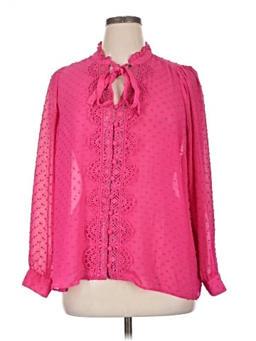 Torrid Long Sleeve Blouse (view 1)