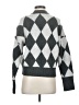 Abercrombie & Fitch Argyle Gray Pullover Sweater Size XXS - photo 2