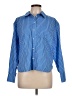 Talbots Stripes Blue Long Sleeve Button-Down Shirt Size L - photo 1