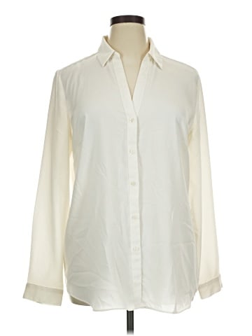 Ann Taylor Long Sleeve Blouse (view 1)