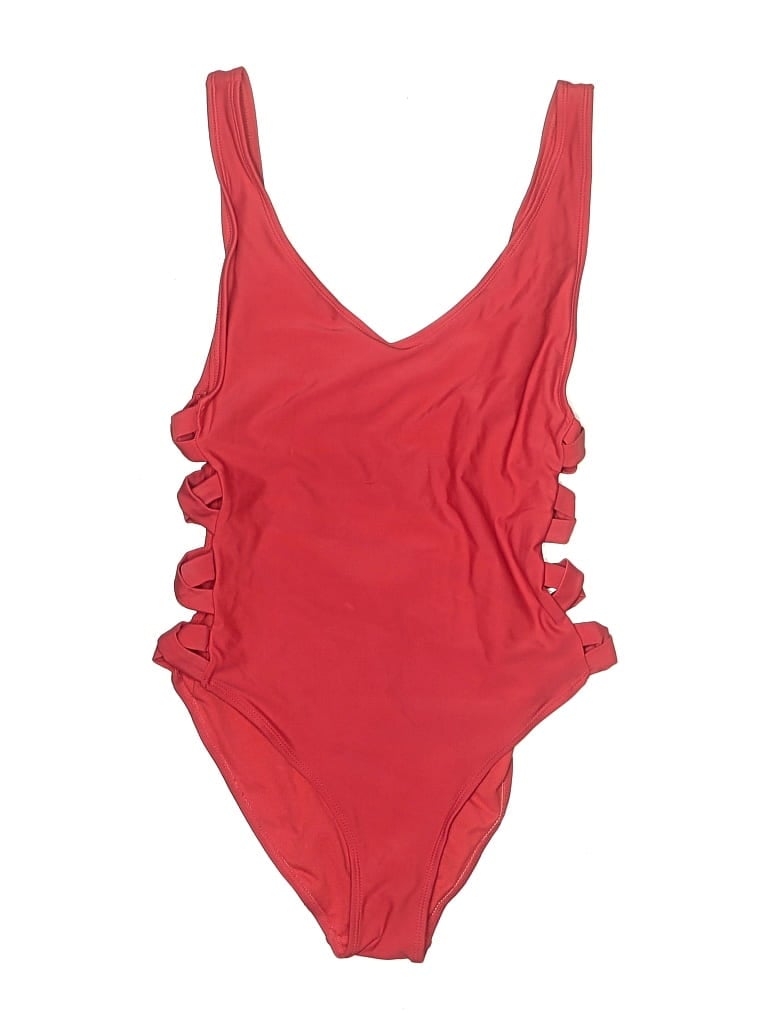 Pre-owned Xhilaration One Piece Swimsuit In Red
