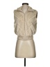 Shein 100% Polyester Ivory Faux Fur Vest Size XS - photo 1