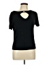 Versailles Black Short Sleeve Top Size L - photo 1