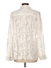 En Creme Ivory Long Sleeve Blouse Size L - photo 2