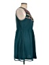 Alya 100% Polyester Teal Cocktail Dress Size L - photo 4