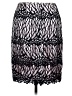 Carlisle 100% Silk Black Silk Skirt Size 6 - photo 2