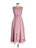 Wear Your Love Solid Pink Cocktail Dress Size 6 - photo 1