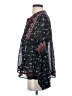 Ulla Johnson 100% Silk Black Red Long Sleeve Silk Top Size 4 - photo 5