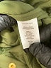 Coldwater Creek 100% Nylon Argyle Green Coat Size M - photo 7