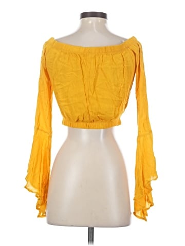 Blue Blush Long Sleeve Blouse (view 2)