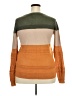 Market and Spruce Color Block Orange Pullover Sweater Size XL - photo 2