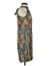 Unbranded 100% Polyester Paisley Blue Cocktail Dress Size S - photo 4