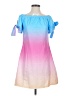 Unbranded 100% Polyester Tie-dye Blue Casual Dress Size S - photo 1
