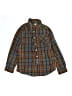 Faded Glory Plaid Gray Long Sleeve Button-Down Shirt Size 10 - 12 - photo 1