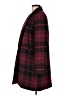 1.State 100% Polyester Plaid Burgundy Coat Size M - photo 5