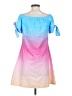 Unbranded 100% Polyester Tie-dye Blue Casual Dress Size S - photo 2