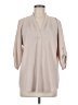 Calvin Klein Tan 3/4 Sleeve Blouse Size M - photo 1