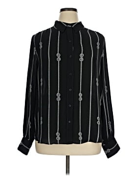 White House Black Market Long Sleeve Blouse (view 1)