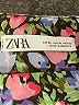 Zara Floral Black Blue Casual Skirt Size XL - photo 3