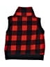 Carter's 100% Polyester Plaid Red Zip Up Hoodie 9-12 MO / 12 MO - photo 2