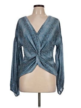 Ramy Brook Long Sleeve Silk Top