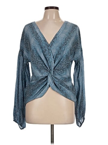 Ramy Brook Long Sleeve Silk Top (view 1)