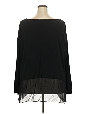 Eileen Fisher Long Sleeve Silk Top (view 2)