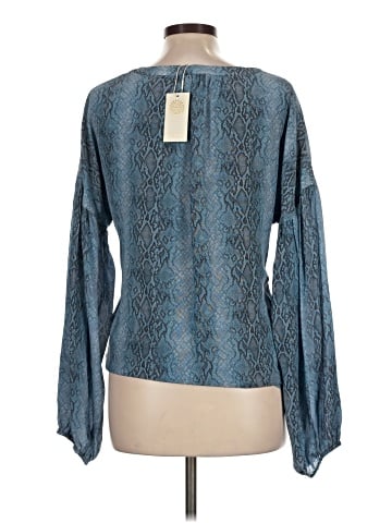 Ramy Brook Long Sleeve Silk Top (view 2)