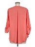 Lush 100% Polyester Orange 3/4 Sleeve Blouse Size M - photo 2